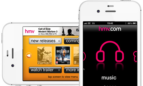 HMV iPhone App